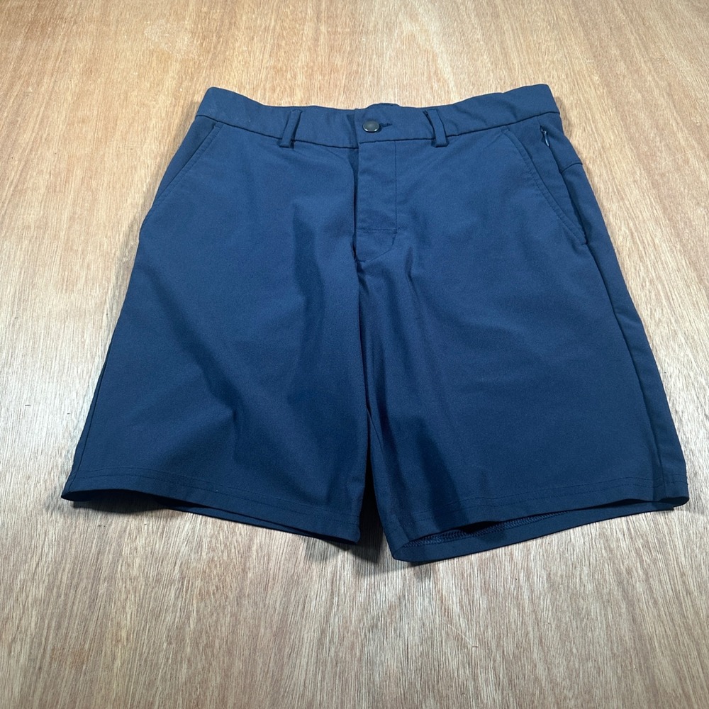 Old Navy Tech Hybrid Shorts Mens 28 Navy Blue Active 4-Way Stretch Golf